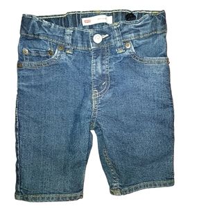 LEVI'S 511 NWOT SLIM Toddler Boys Blue Denim Shorts Size 5 Reg (4-5 yr old)
